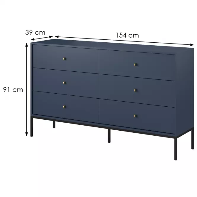 Komód Mono mks154 gránát,2