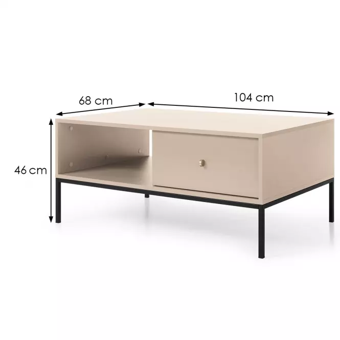 Dohányzóasztal Mono ml104 bézs,2