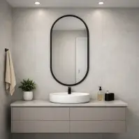 Tükör ovális cz 50x90