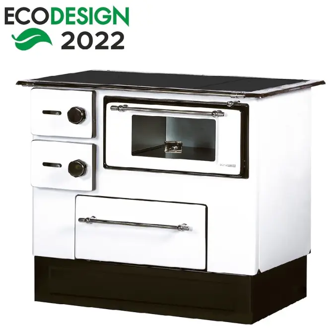 Konyhai tűzhely Regular 46 ECO fehér 8 kW jobbos