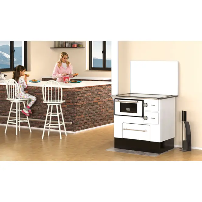 Salgó Tűzhely Regular 46 Eco fehér 8 kW bal