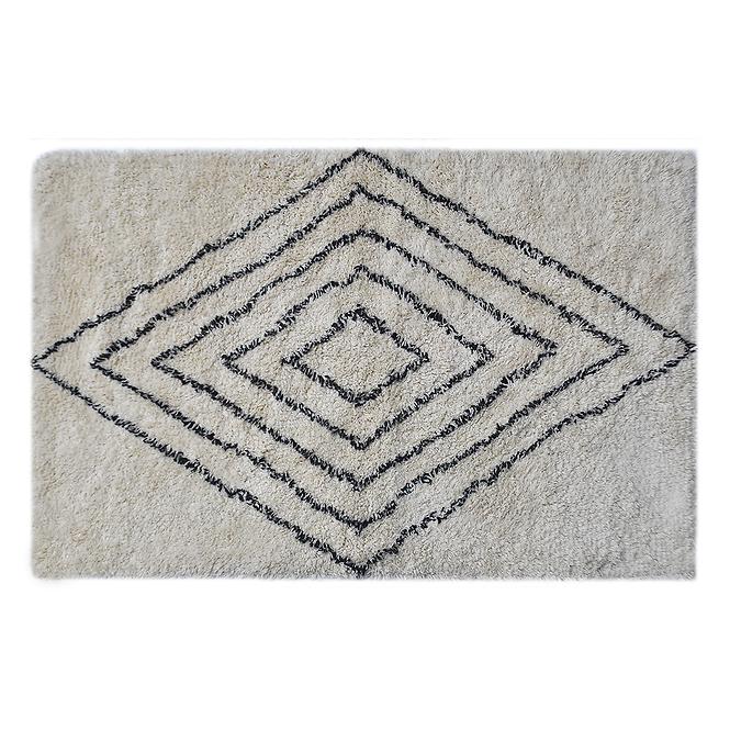 Szőnyeg Berber 97 ekrü/fekete 60x90 Merkury Home