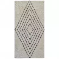 Szőnyeg Berber 98 ekrü/fekete 70x140 Merkury Home