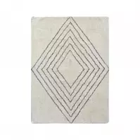 Szőnyeg Berber 99 ekrü/fekete 130x170 Merkury Home