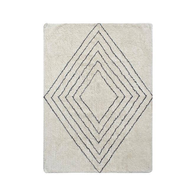 Szőnyeg Berber 99 ekrü/fekete 130x170 Merkury Home