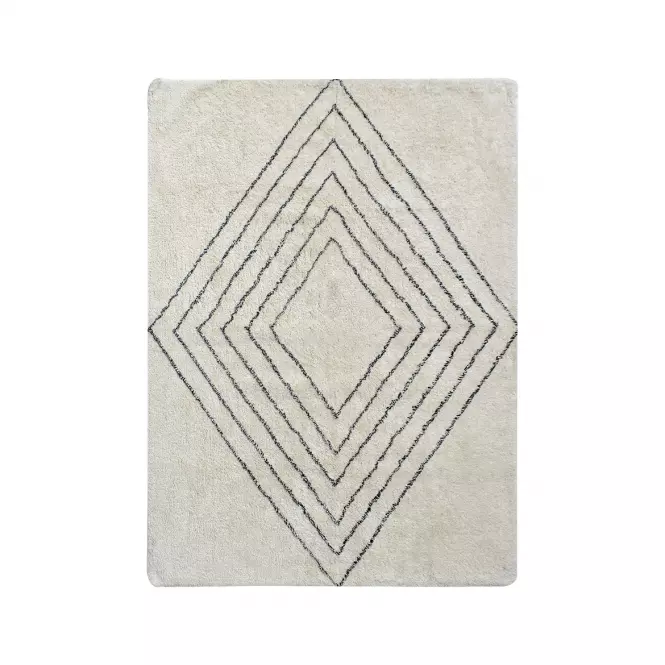 Szőnyeg Berber 99 ekrü/fekete 130x170 Merkury Home
