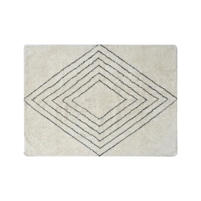 Szőnyeg Berber 99 ekrü/fekete 130x170 Merkury Home,2