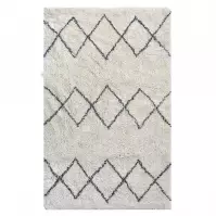 Szőnyeg Berber 00 ekrü/fekete 60x90 Merkury Home