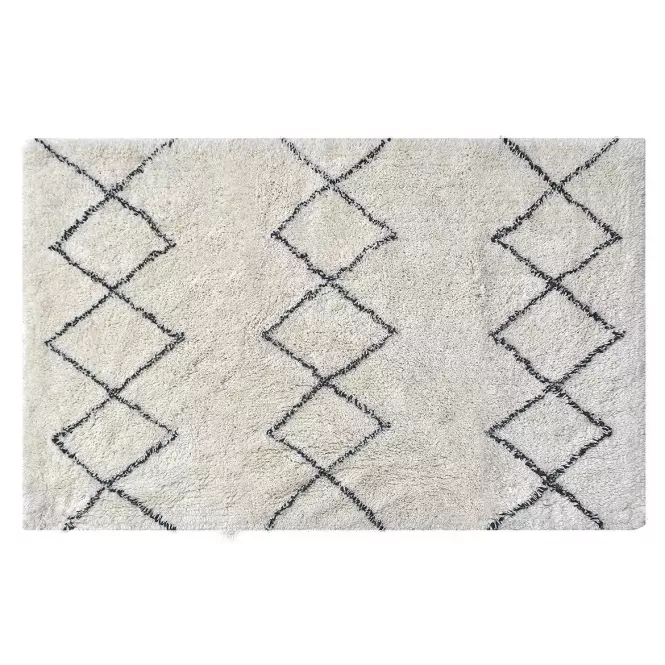 Szőnyeg Berber 00 ekrü/fekete 60x90 Merkury Home
