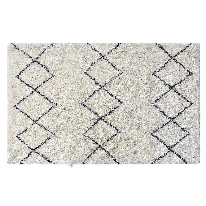 Szőnyeg Berber 00 ekrü/fekete 60x90 Merkury Home