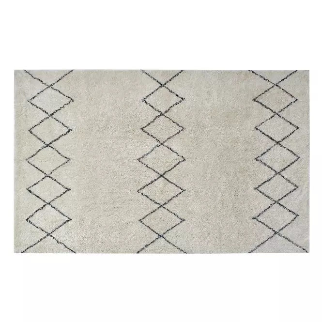 Szőnyeg Berber 02 ekrü/fekete 130x170 Merkury Home