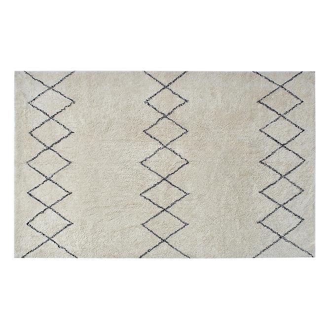 Szőnyeg Berber 02 ekrü/fekete 130x170 Merkury Home