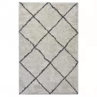Szőnyeg Berber 94 ekrü/fekete 60x90 Merkury Home