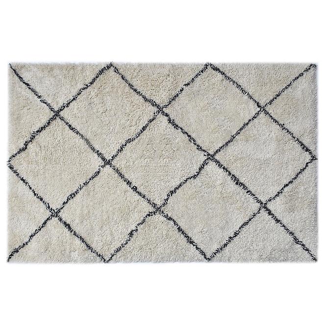 Szőnyeg Berber 94 ekrü/fekete 60x90 Merkury Home