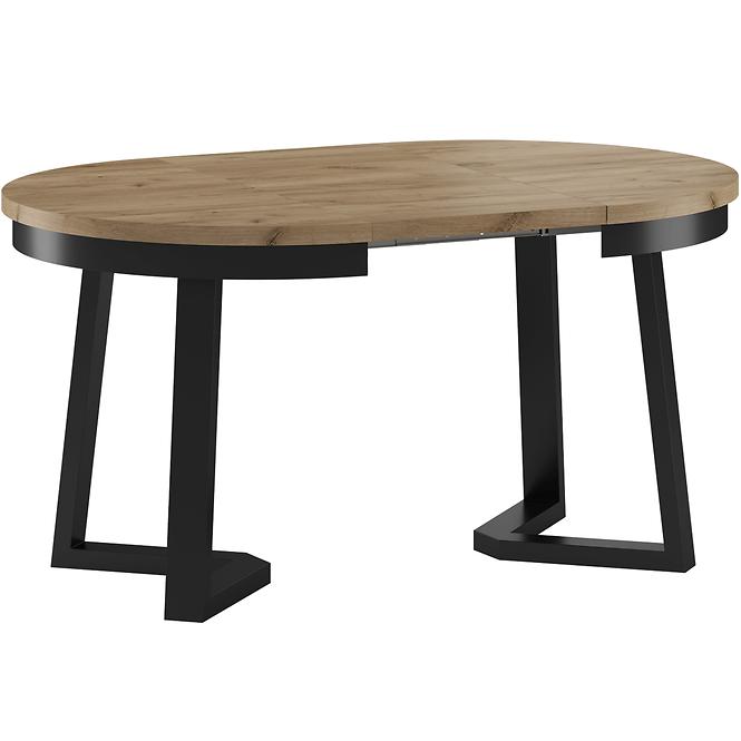 Asztal ST-17 120+3x50 wotan tölgy