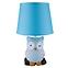 Éjjeli lámpa Owl kék VO2165 LB1,3