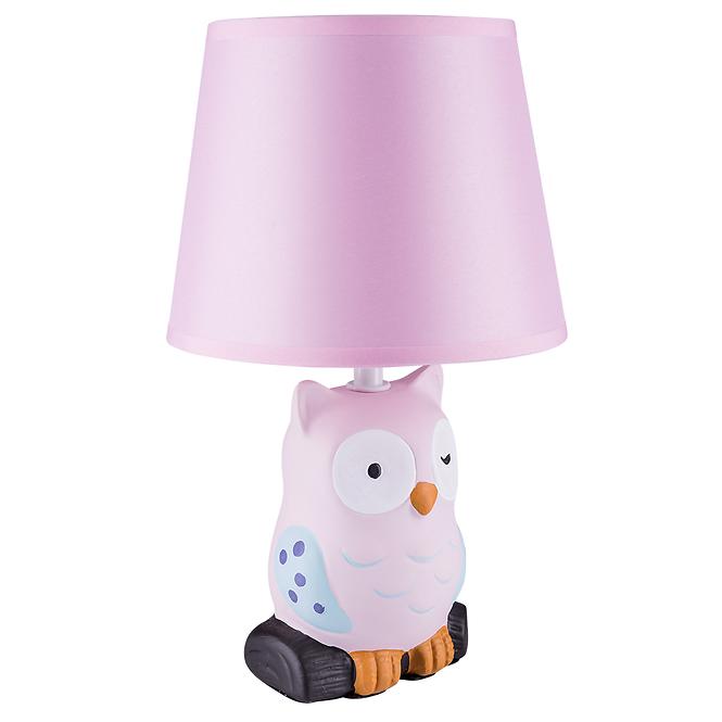 Éjjeli lámpa Owl rózsaszín VO2166 LB1
