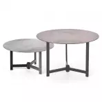 Egy padkészlet Twins hamvas barna