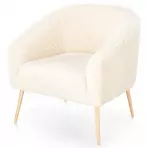 Fotel Grifon 2 krém/természetes