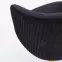 Fotel Crown fekete/arany,7