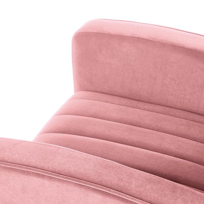 Fotel Vario rózsaszín/arany