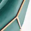 Fotel Soft 3 zöld/arany,8