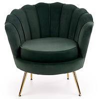 Fotel Amorinito zöld/arany