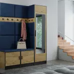Előszobafal nábytok Roj 20 craft + Kronos 09 Kék