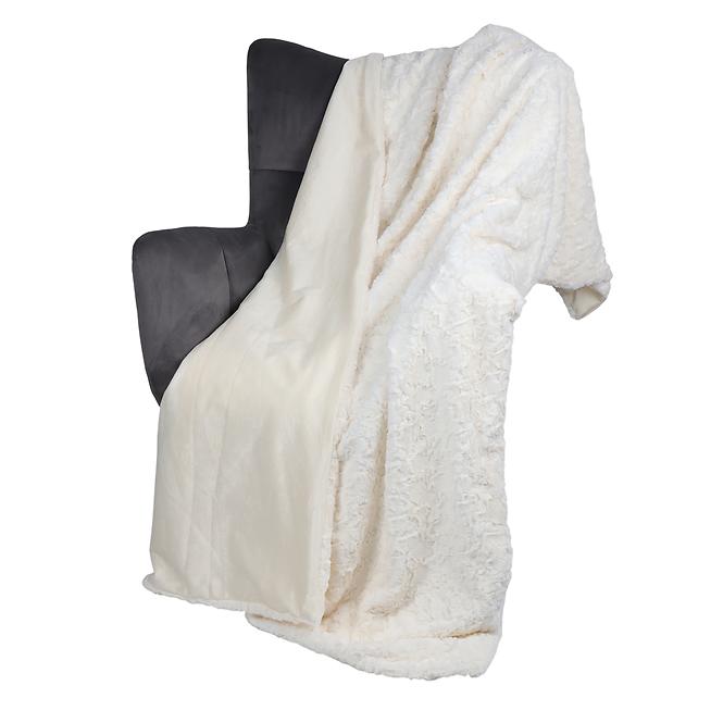 Pléd Sirius ekrü 130x170 Merkury Home,3