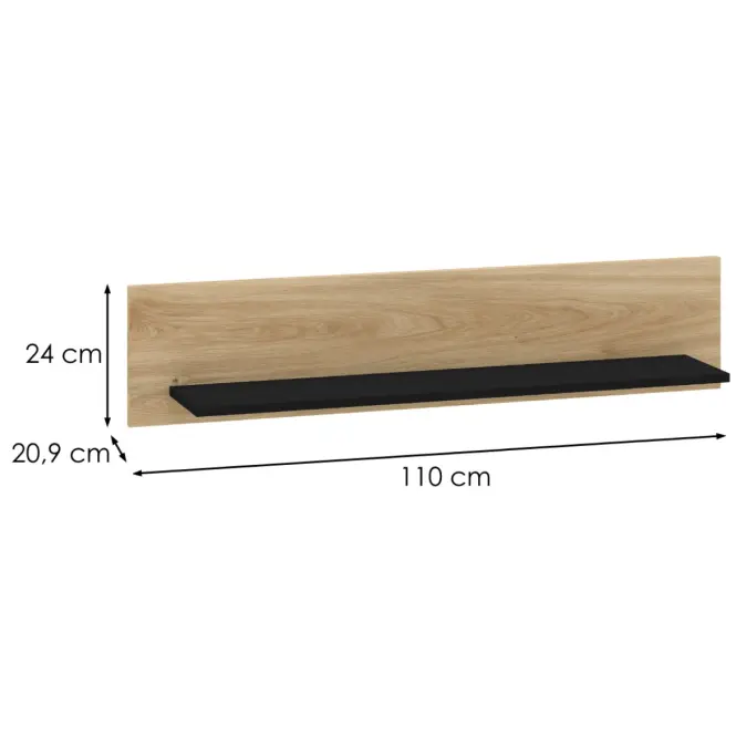 Falipolc Agis 08 honey castello oak/black mat,2