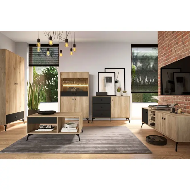 Falipolc Agis 08 honey castello oak/black mat,4