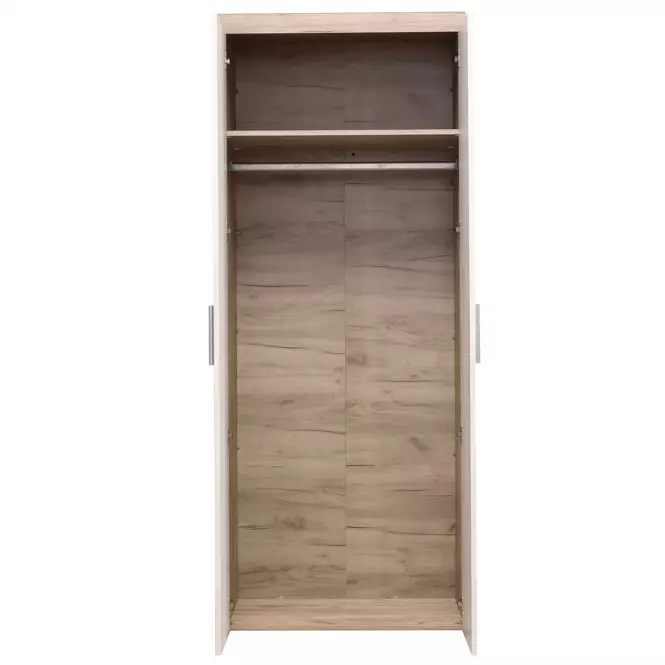 Szekrény Arno 2K szürke/fehér tölgy 11008691