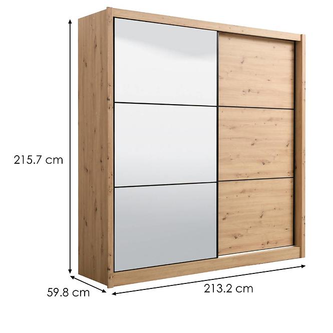 Szekrény Navara tükör artisan 11008279