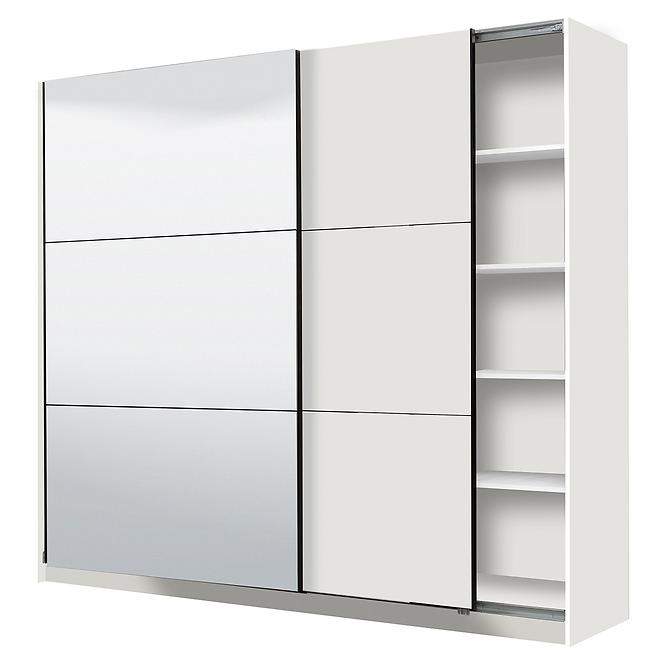 Szekrény Sierra 220 tükör fehér 11008286