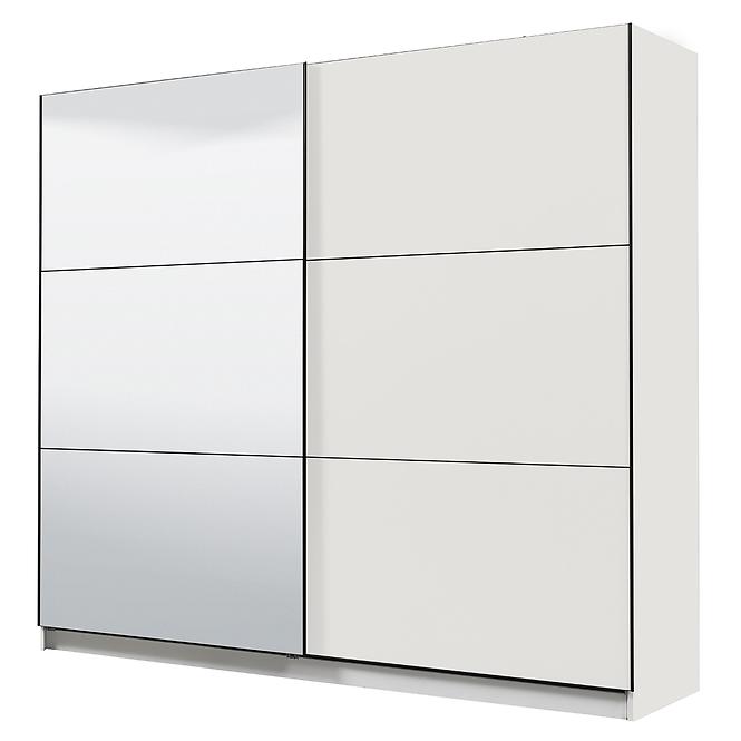 Szekrény Sierra 220 tükör fehér 11008286