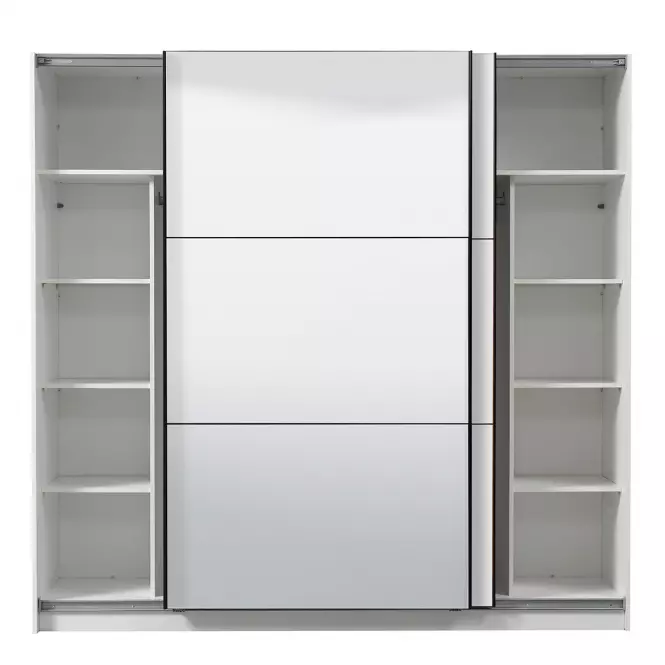 Szekrény Sierra 220 tükör fehér 11008286