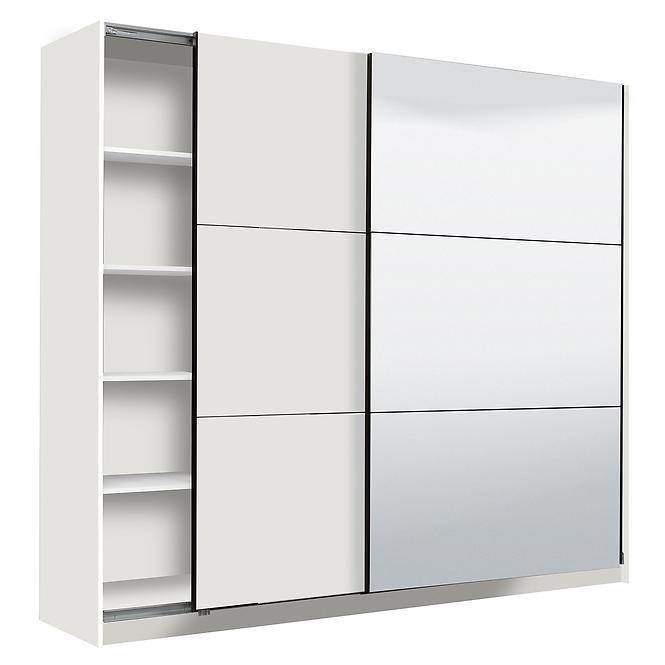 Szekrény Sierra 220 tükör fehér 11008286
