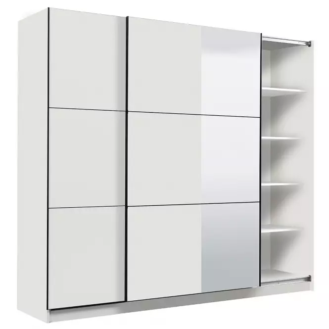 Szekrény Sierra 240 OG tükör fehér 11008289