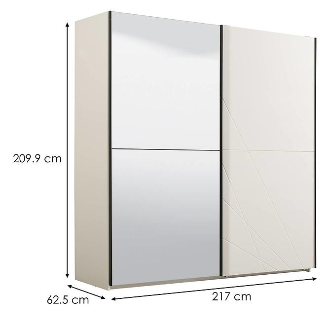 Szekrény Ksanti 220 20G fehér 11008374