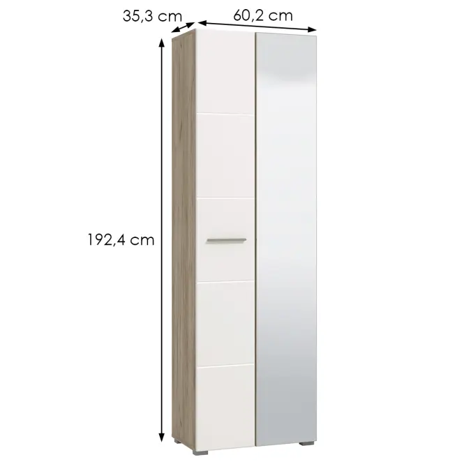 Szekrény Beny 2K OG szürke tölgy 11008560,9
