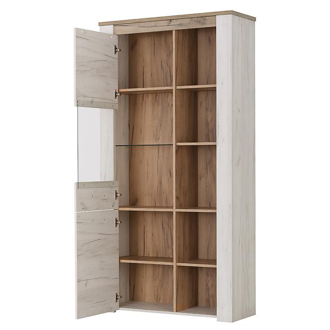 Vitrin Kent POP V fehér tölgy 11008835