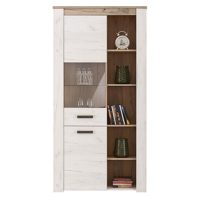 Vitrin Kent POP V fehér tölgy 11008835