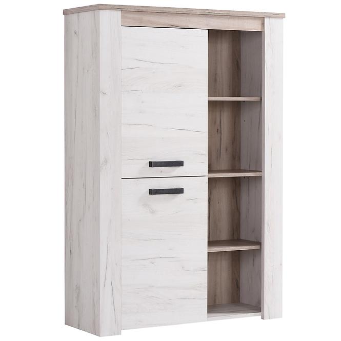 Vitrin Kent POP N fehér tölgy 11008836