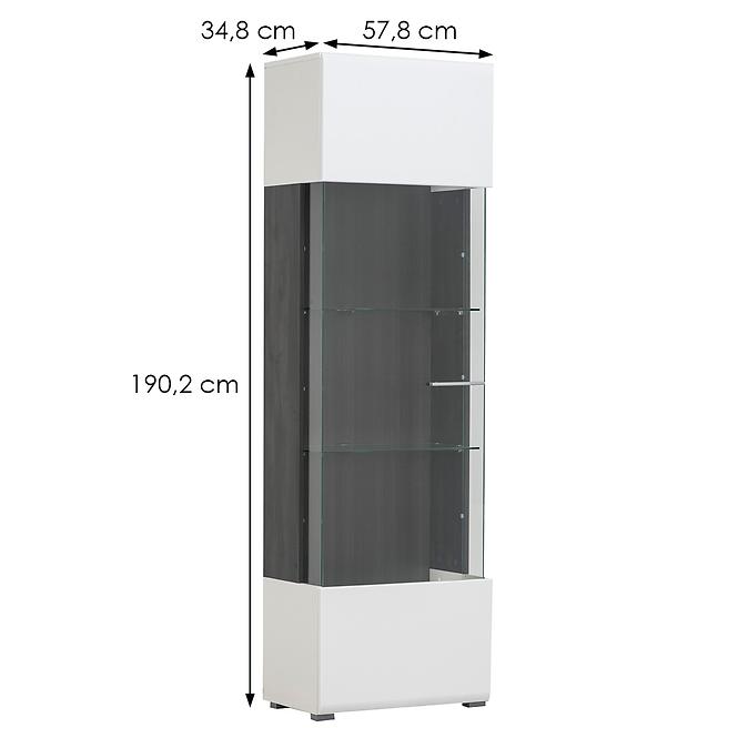 Vitrin Enzo 1K fehér 11008843