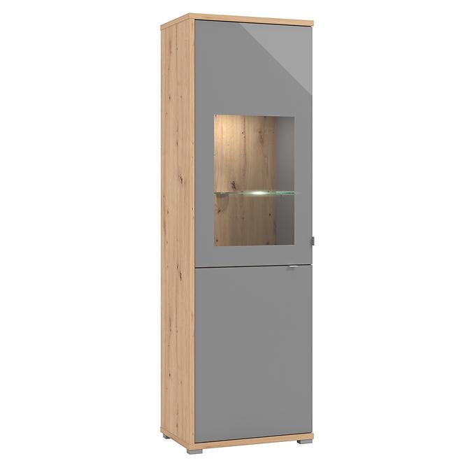 Vitrin Andora 1KVS1 szürke 11011372,8