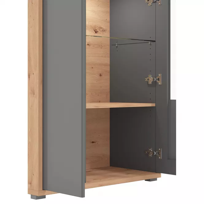 Vitrin Andora 2KVS2 szürke 11011373