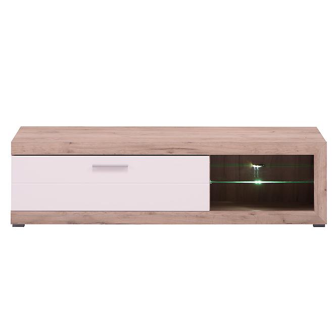 Szekrény RTV Remo szürke tölgy/fehér 11008810,10