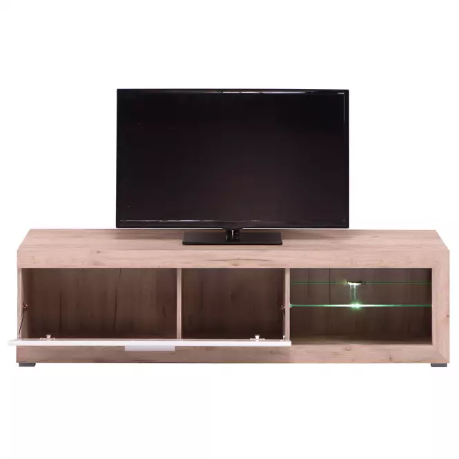 Szekrény RTV Remo szürke tölgy/fehér 11008810