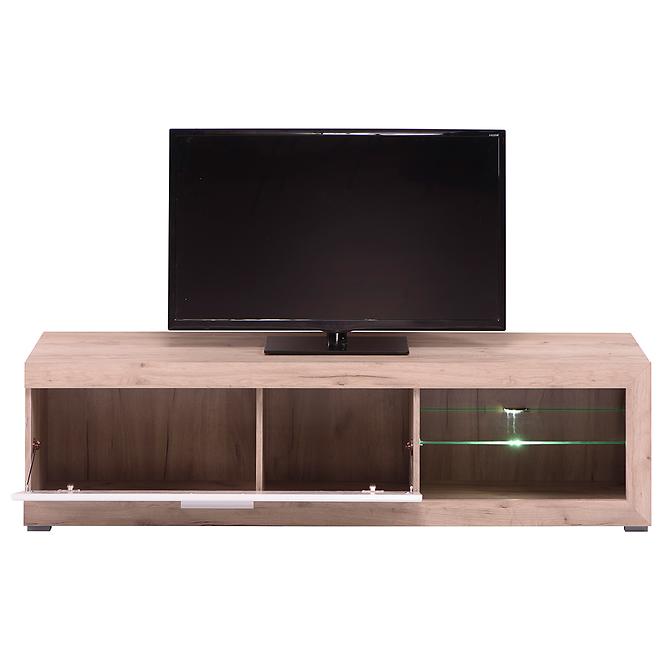 Szekrény RTV Remo szürke tölgy/fehér 11008810