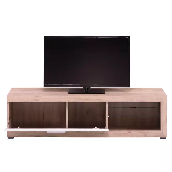Szekrény RTV Remo szürke tölgy/fehér 11008810,20